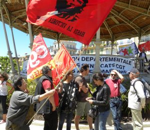 Après la manif de Nice, le 17 mai, l'Ul de Grasse était à Cannes pour le festival social !